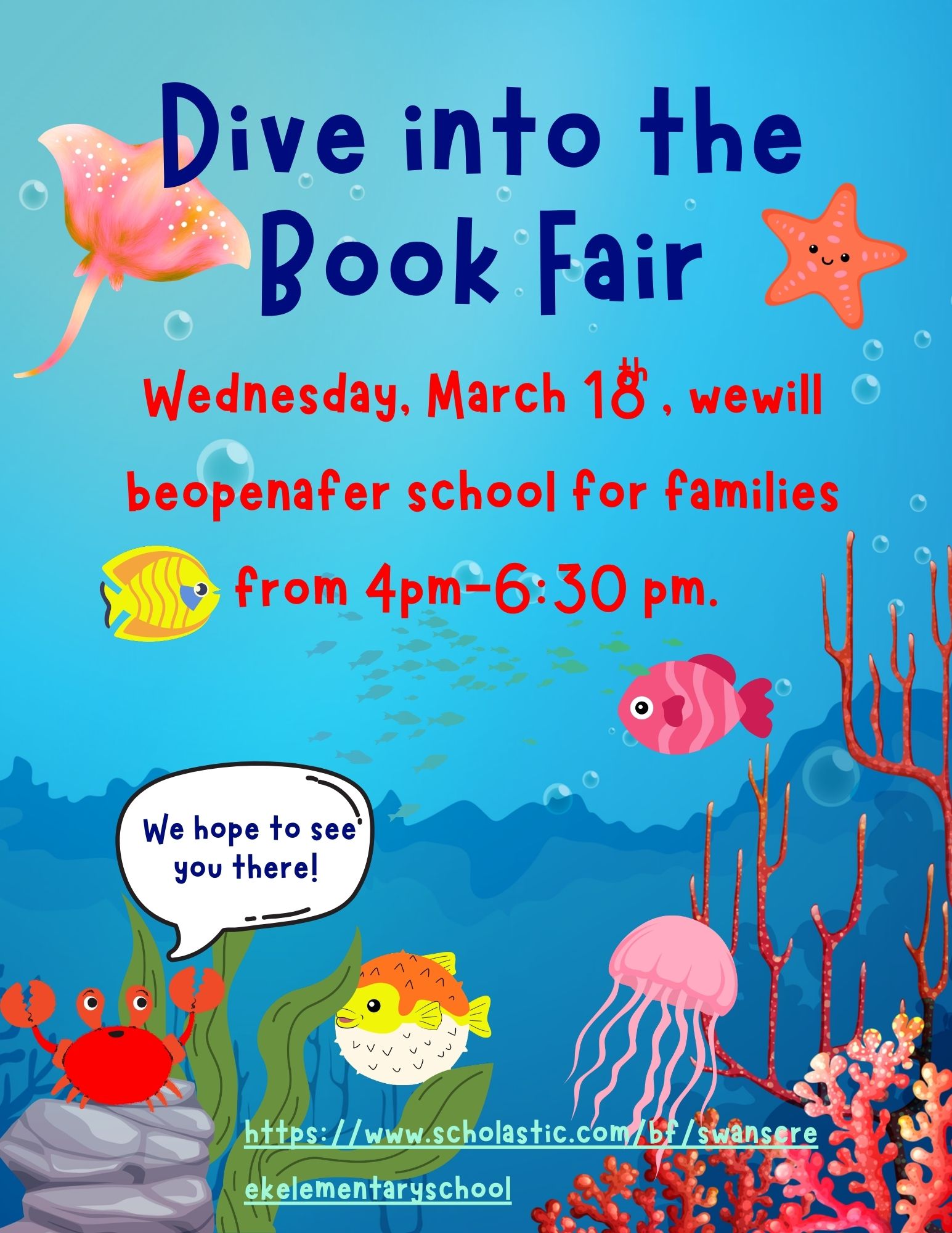 bookfair flyer